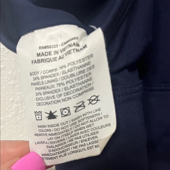 Nike Midnight Blue Strappy Sports Bra - Picture 8 of 9